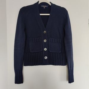 Brooks Brothers Supima® Cotton V-Neck Cardigan Size XS